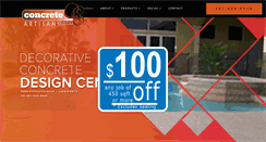 Desktop Screenshot of concreteartisansintl.com